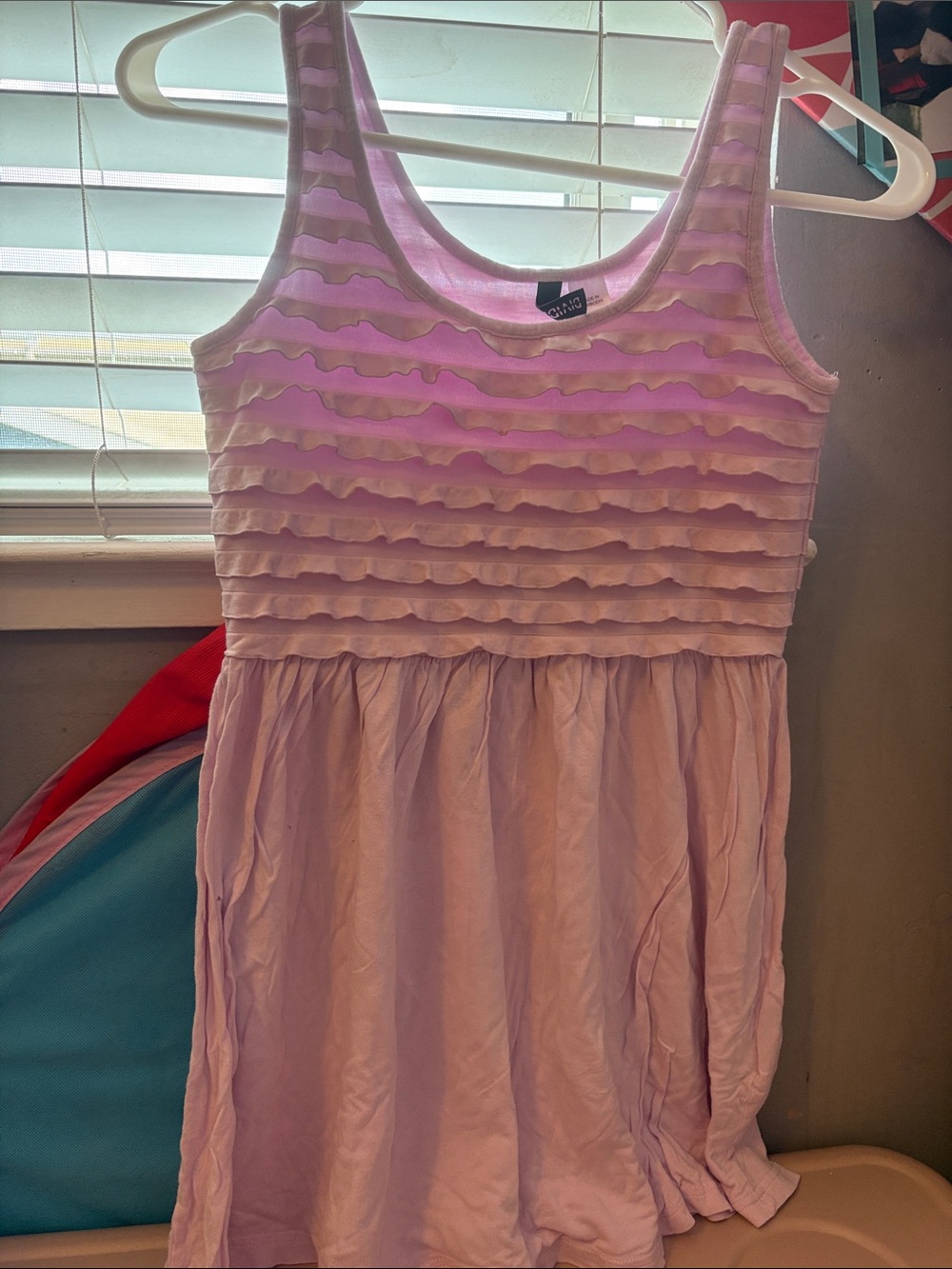 Forever 21 Pink Ruffle Tank Dress for Girls